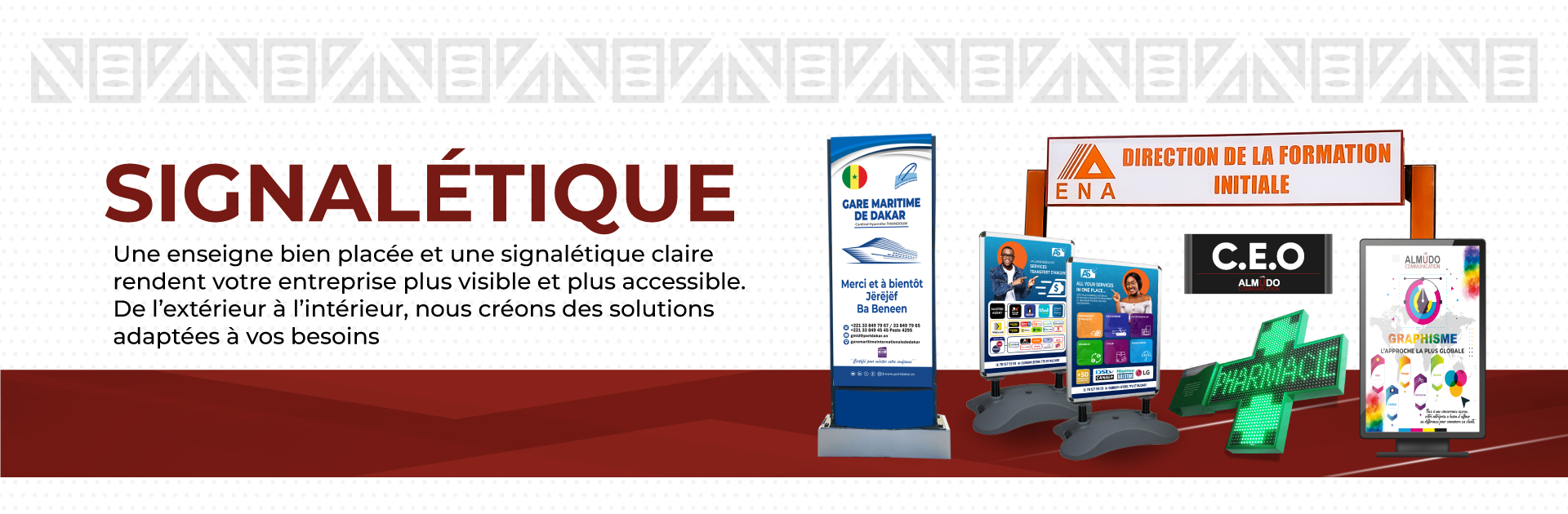 Almudo — Signalétique d'entreprise